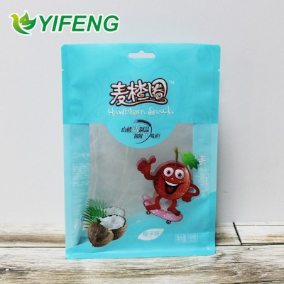 Heat Sealable Grade Holographic Printing Plastic For Sachet In Packaging Flat Paper Merchandise Freezer Safe Food Bags