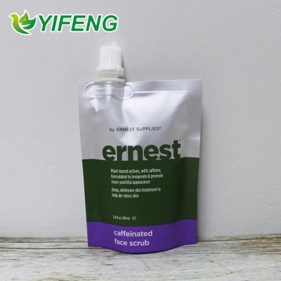 Cosmetic Spout Pouch Printed Iso9001 Certified 100ml practica Top Quality Soft Hand Washing Special Sachet Liquid Soap Packaging